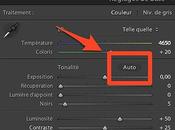 Astuce tonalité automatique Lightroom