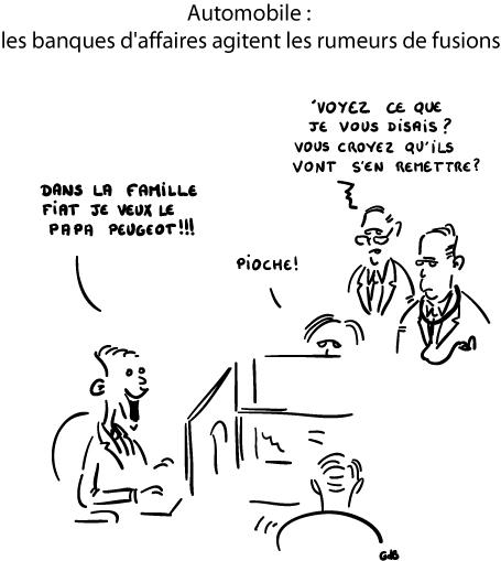 Automobile : les banques d'affaires agitent les rumeurs de fusions