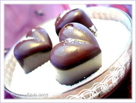 Petits chocolats de Pâques, Coeur de ganache 