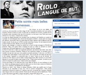 Daniel Riolo lance blog 