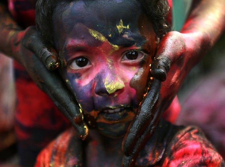 La fête des couleurs en Inde