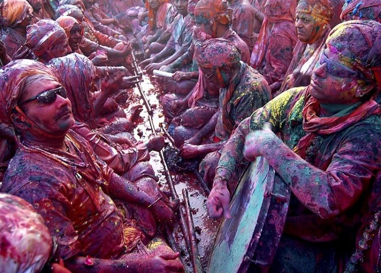 La fête des couleurs en Inde