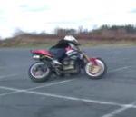 vidéo jorian drift moto cercle