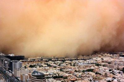 Tempête sable Riyad