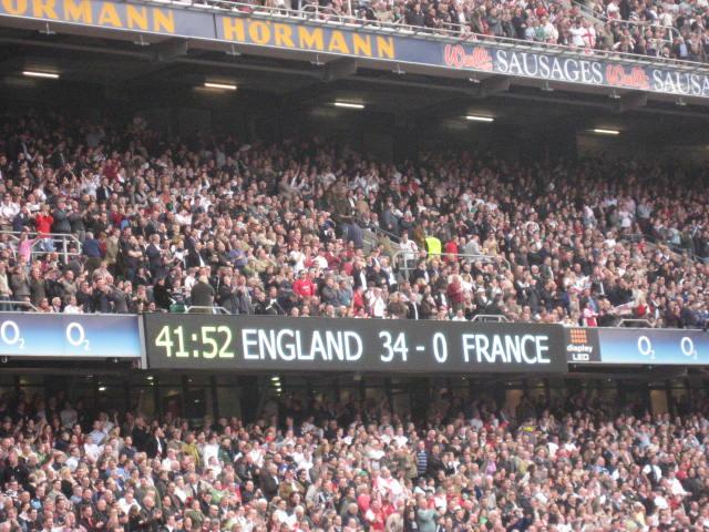 England - France - 6 nations 2009