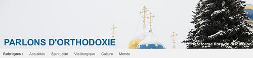 Parlons d'Orthodoxie