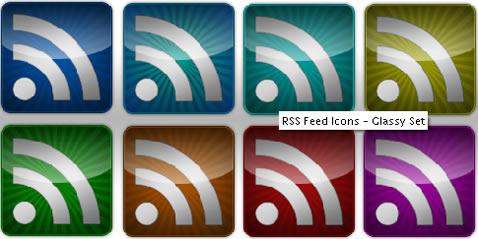 44 icones RSS, glossy, funcky, flex …