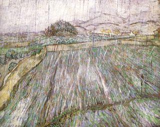 Van Gogh - La pluie, 1889