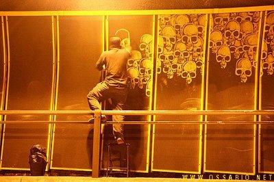 Reverse graffiti: green graffiti