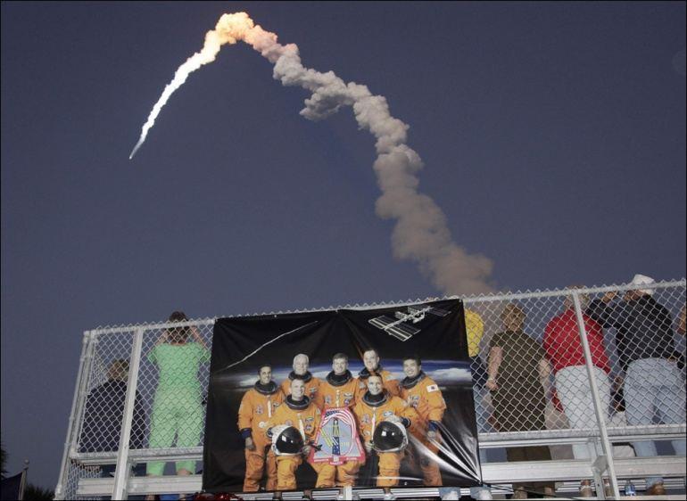 Décollage de la navette Discovery