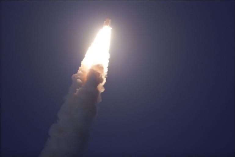 Décollage de la navette Discovery