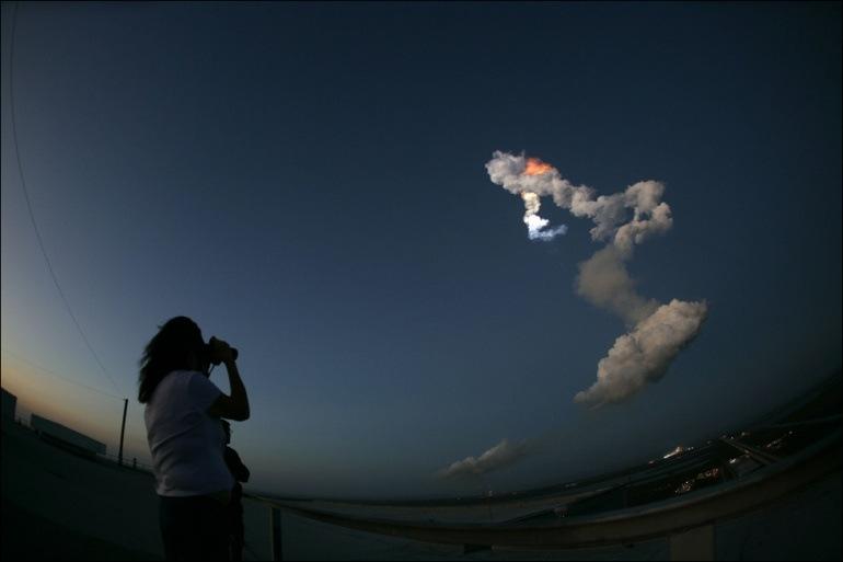 Décollage de la navette Discovery