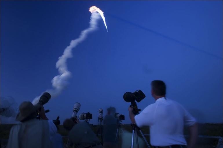 Décollage de la navette Discovery