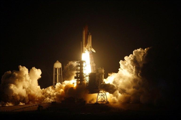 Décollage de la navette Discovery