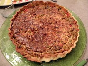 Tarte à la ratatouille rapide et économique Tarte à la ratatouille rapide et économique