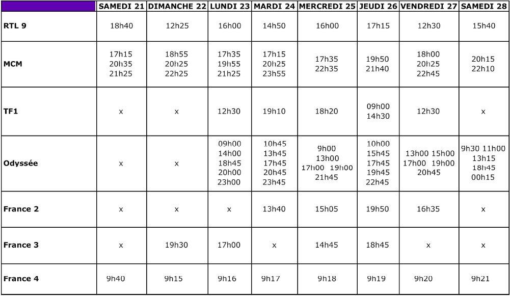 SEP à la TV et au cinéma