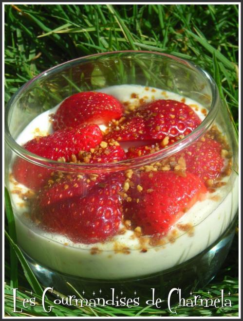Crème Citron, Pralin et Fraises