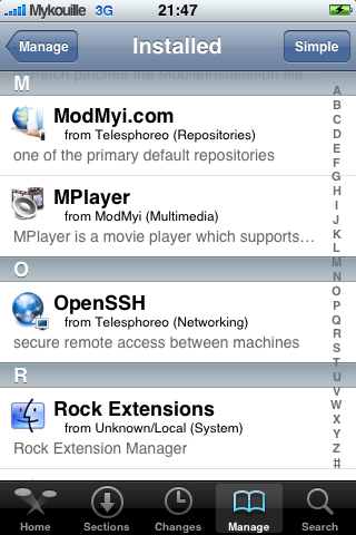 source MPlayer cydia