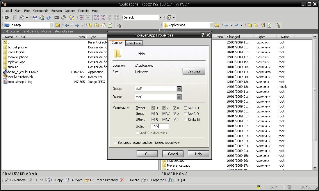 TV winscp tuto 3