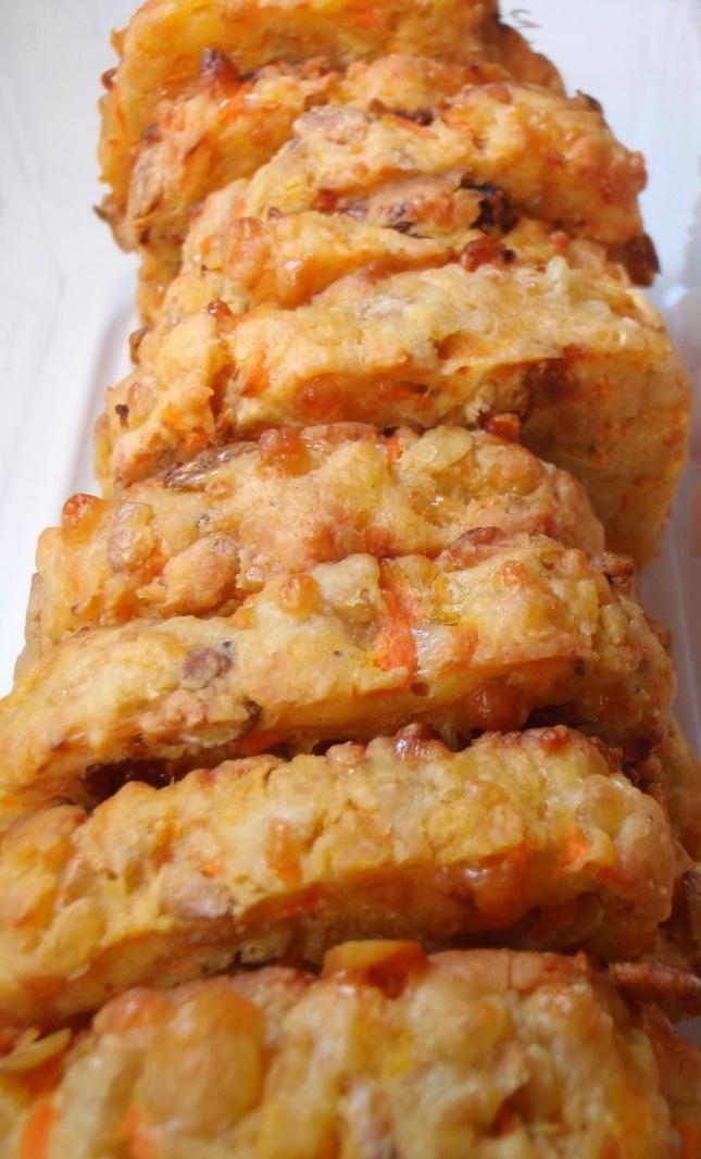 Biscuits carotte, gouda et cumin