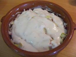 Endives au jambon à ma façon.