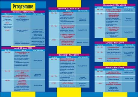 Algérie: 1ère session de formation des animateurs de ciné-clubs