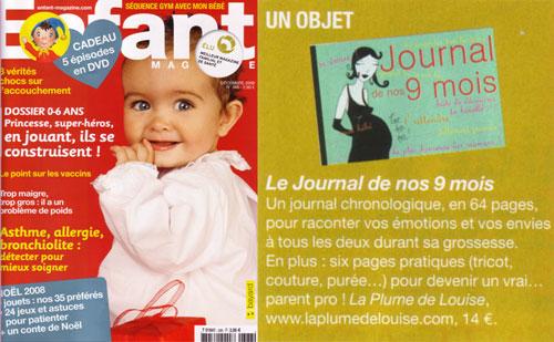 Journal de nos 9 mois