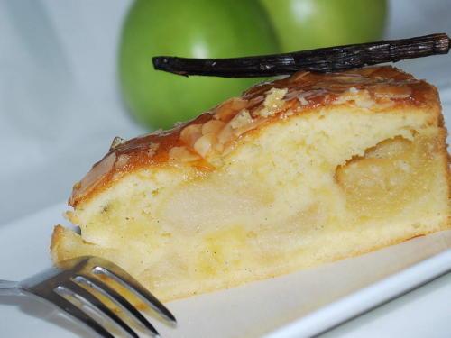 Gâteau aux pommes à la vanille, jeu parrainé par 750gr.com pour gagner un week end à Amsterdam