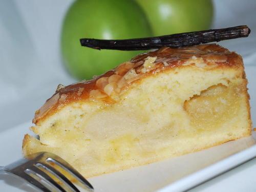Gâteau aux pommes à la vanille, jeu parrainé par 750gr.com pour gagner un week end à Amsterdam