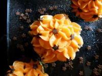 Cupcackes au chocolat & à l'orange, glaçage