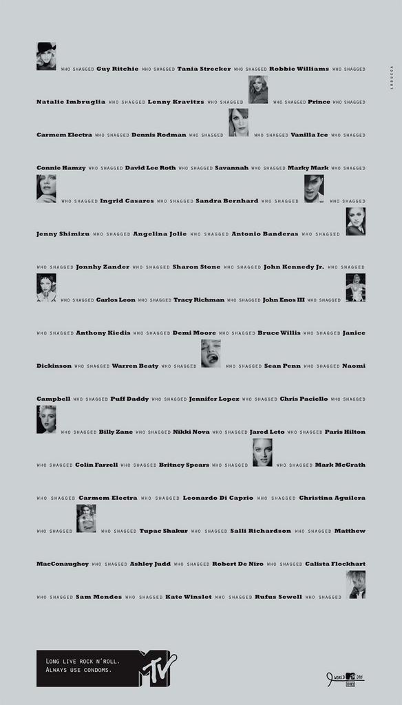MTV : dans le showbizz, tout le monde couche avec tout le monde...