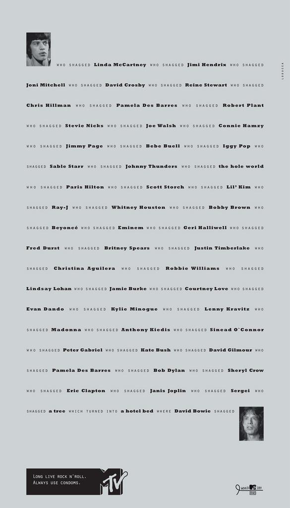 MTV : dans le showbizz, tout le monde couche avec tout le monde...