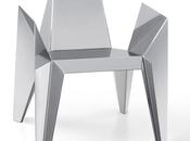 Pixel chair, chaise pliée total métal