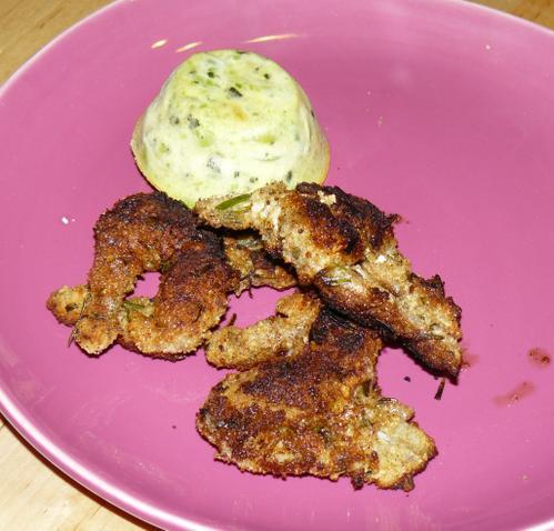 Cuisses de grenouilles et darioles aux feves