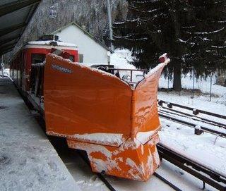 train chasse-neige