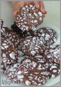 Cookies bicolores au riz soufflé, scandaleusement chocolatés !