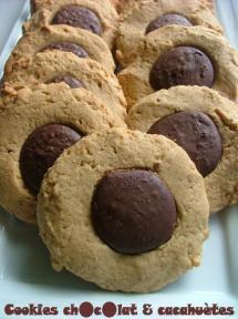 Cookies bicolores au riz soufflé, scandaleusement chocolatés !