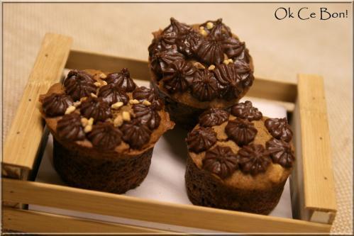 Muffins pralinoise et noix de pécan