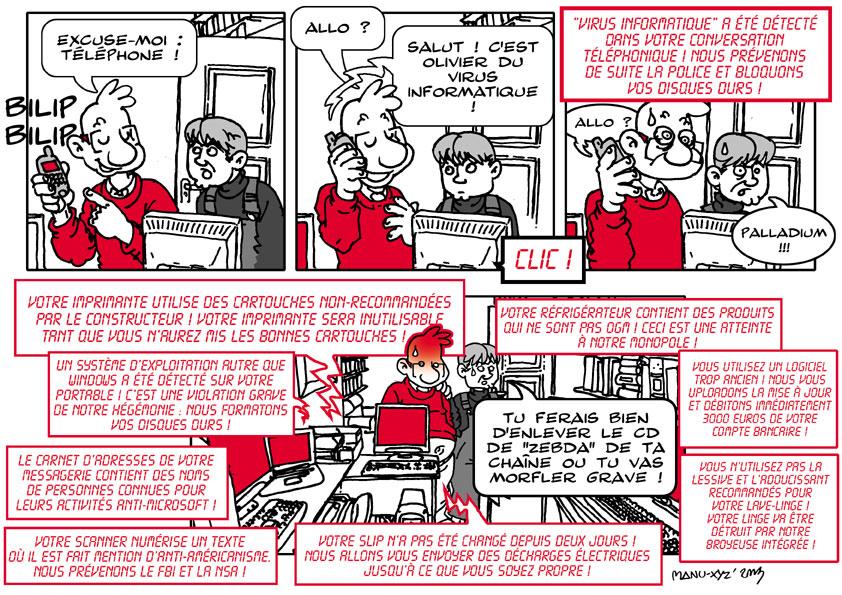 Vieillerie pour virus informatique