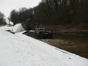 Cindy dans glaces l'hiver 2009