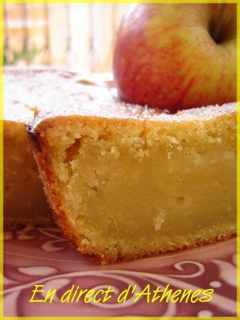 GOURMANDISE : Dans la serie sans oeufs : le cake aux pommes
