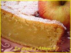 GOURMANDISE : Dans la serie sans oeufs : le cake aux pommes