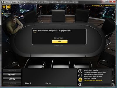 championnat francophone des blogueurs de poker victoire