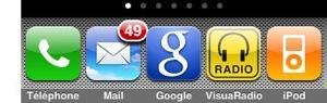 five icon dock 10 applications que jutilise sur mon iPhone jailbreaké