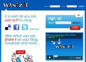 Wantz.it - make your wish list