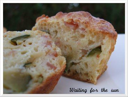 ≈ muffins courgettes jambon au cumin ≈
