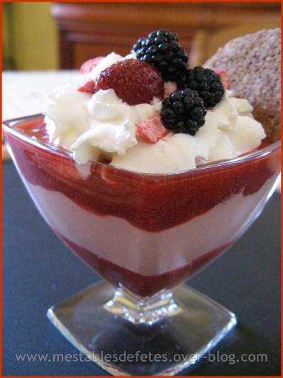 Verrines, je veux de la couleur et de la joie !!!