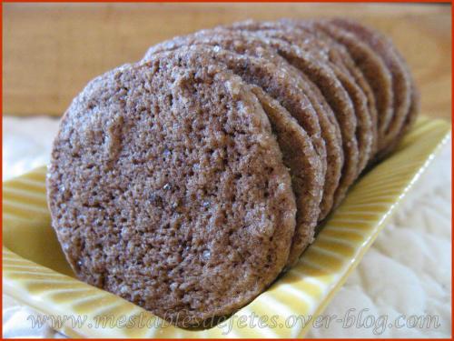 Sablés café gingembre