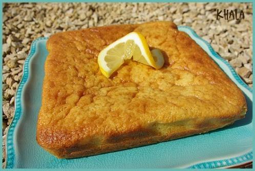 moelleux aux amandes et au citron sans farine