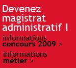 Concours magistrat 2009